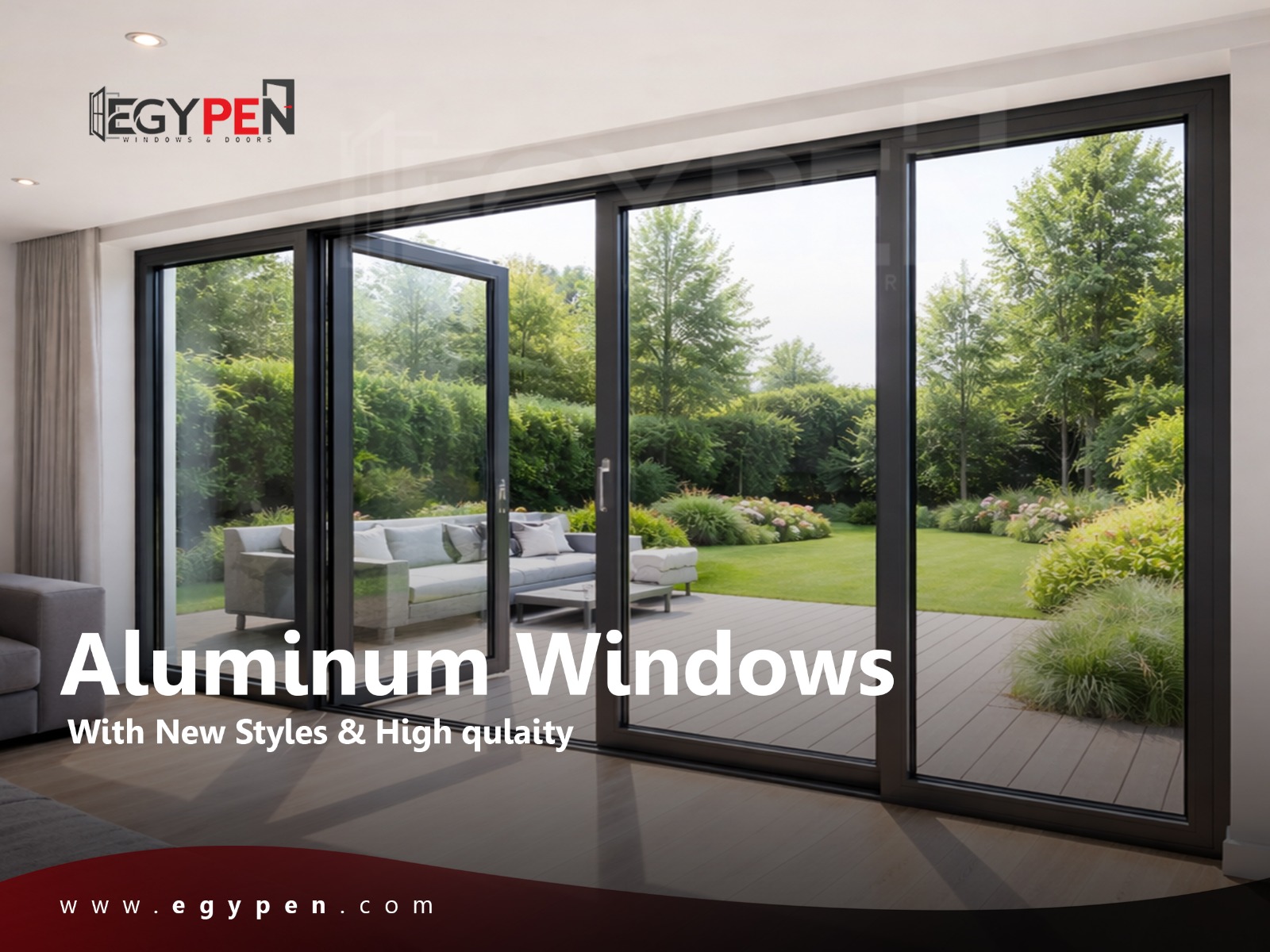 أبواب وشبابيك ألومنيوم - 4